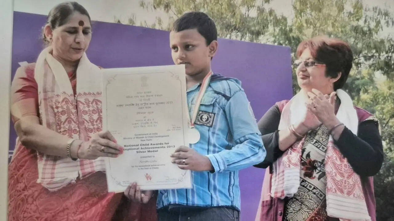 Mitrabha receives National Award for Exceptional Achievement  by Govt. Of India in 2013