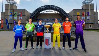 Major League Cricket (MLC) captains ahead of the fourth season. (Instagram) MLC 2026: R Ashwin joins the party; MI New York look favourites again