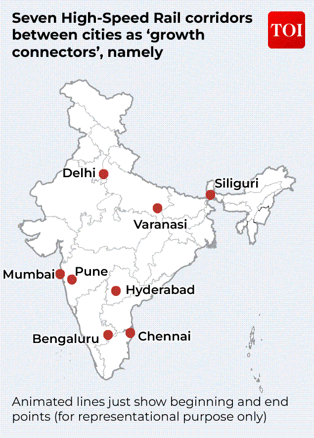 More bullet train corridors