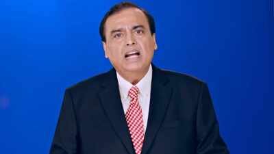 RIL chairman Mukesh Ambani at AGM RIL AGM: From Jio Platforms IPO & satellite broadband focus to big AI & renewable energy plans - top takeaways