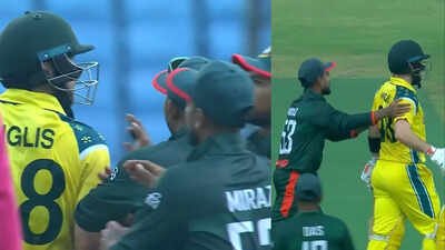Nahid Rana angers Josh Inglis (Screengrab) Heated moment! Nahid Rana angers Josh Inglis with fiery send-off during BAN vs AUS 1st ODI - Watch