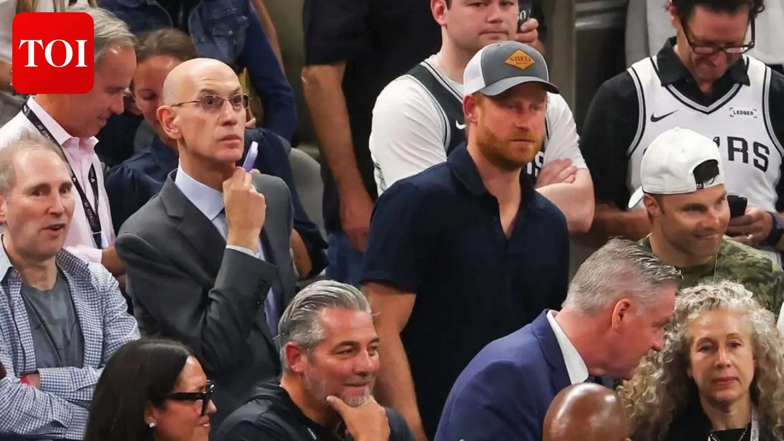 NBA Finals: Prince Harry makes surprise appearance at the game as royal family marks Trooping the Colour without him and Meghan Markle<br>