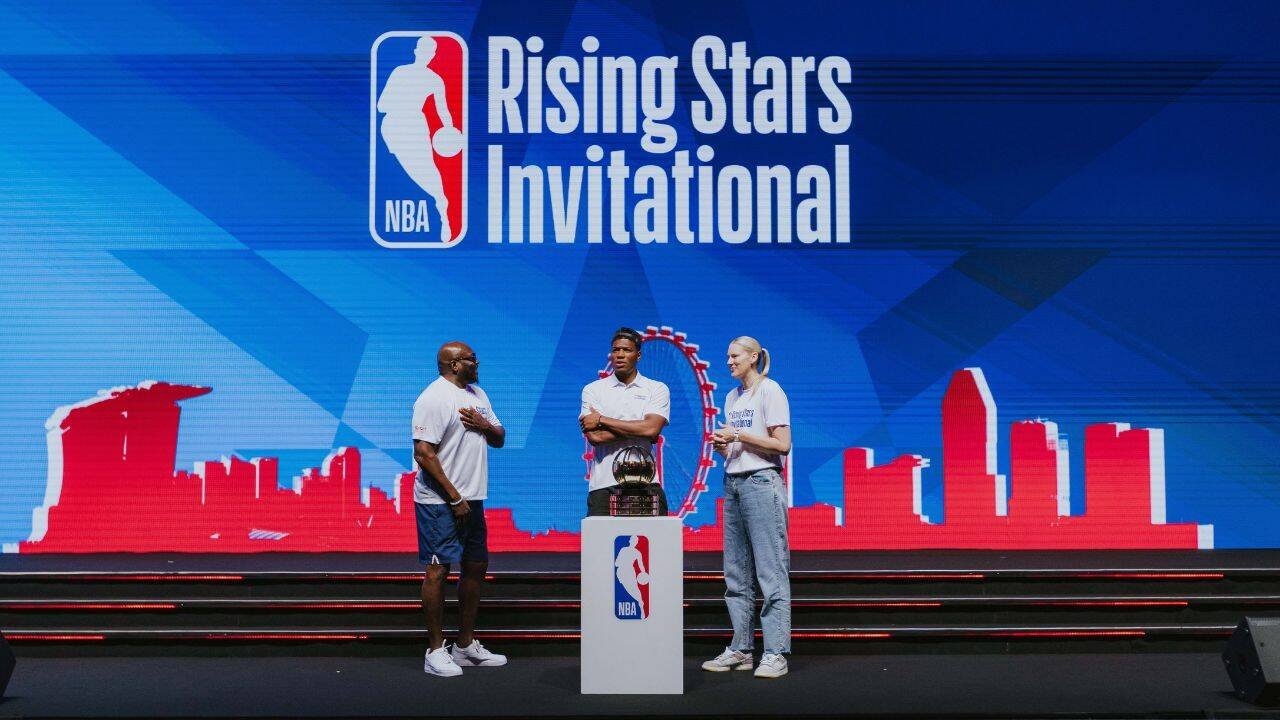 NBA stars under one roof (Photo by NBA Rising Stars Invitational)