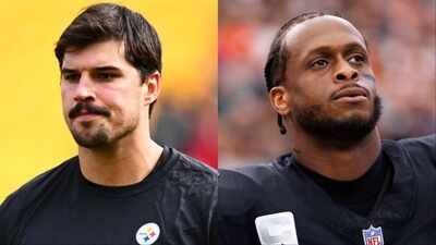 NFL Trade Rumor: New York Jets urged to add Pittsburgh Steelers $17M quarterback Mason Rudloph to backup Geno Smith (Image via Getty: Mason Rudolph and Geno Smith) NFL Trade Rumor: New York Jets urged to add Pittsburgh Steelers $17M quarterback Mason Rudolph to backup Geno Smith