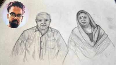 Lucknow building fire: Artist’s anniversary sketch for parents reaches them after his death