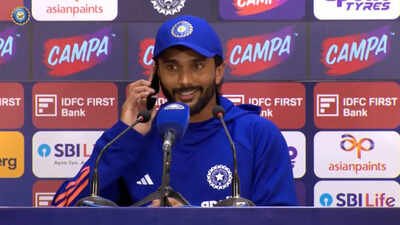 'The presser can wait': Nitish Reddy pauses media interaction to answer mom's call after India's win - Watch