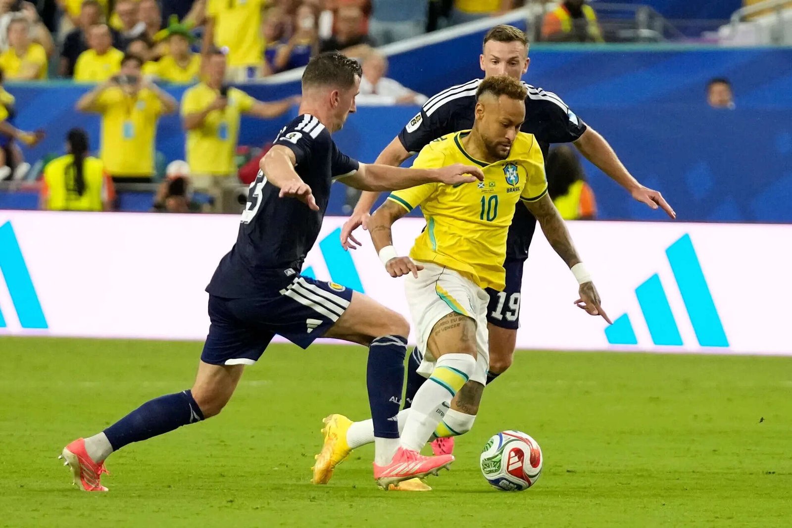'Our idol is back': Neymar debuts in this World Cup as a sub for Brazil against Scotland