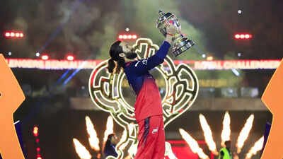 Rajat Patidar (BCCI/IPL Photo) RCB captain Rajat Patidar's four-word post after joining MS Dhoni, Rohit Sharma with back-to-back IPL titles