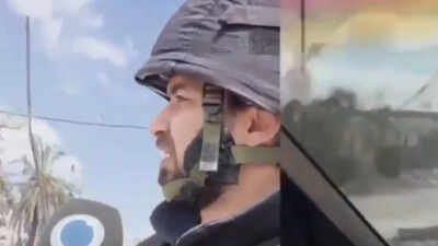 Photo credit: @PressTV/X Watch: Lebanese journalist attacked by Israeli drones while reporting