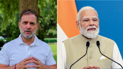 PM Modi extends birthday wishes to Rahul Gandhi (Images/Agencies) 'Praying for his good health and long life': PM Modi wishes Rahul Gandhi on 56th birthday