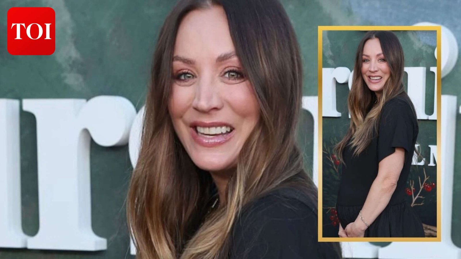 Pregnant Kaley Cuoco glows on the red carpet<br>