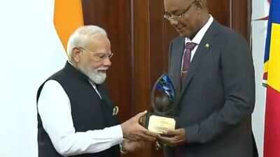 'Dedicate it to nations battling climate change': PM Modi honoured with 'Guardian of the Blue Horizon' by Seychelles
