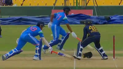 Watch: Bat blocked by Dickwella's foot? Priyansh Arya's freak run-out triggers fan debate