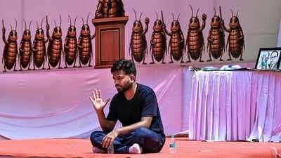 Protesters at Jantar Mantar, demanding justice for NEET aspirants, refused to disperse after their permit expired. Amid langar and lassi, Cockroach Janta Party stays put at Jantar Mantar over NEET leak