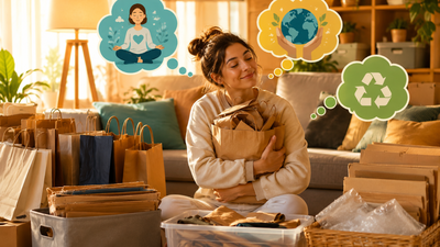 Image: AI Psychology says people who keep shopping bags, boxes, and packaging materials are not necessarily hoarders; they may actually be less attached to possessions than others