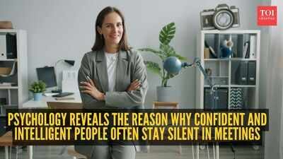 Psychology reveals the real reason why confidentpeople stay quiet Psychology reveals the reason why confident and intelligent people often stay silent in meetings