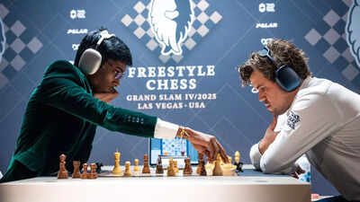 R Praggnanandhaa and Magnus Carlsen (Freestyle Chess | Lennart Ootes) Magnus Carlsen left in awe of Praggnanandhaa's Norway Chess heroics: 'That's pretty insane'