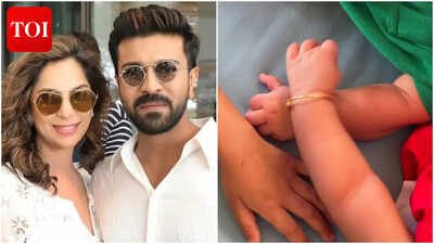 FB Ram Charan and Upasana REVEAL first glimpse of twins Shivram and Anveera; 14th anniversary post melts hearts