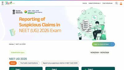 NTA asks candidates to report suspicious activities, impersonation and leak rumours Re-NEET UG 2026: NTA launches portal to report fake paper leak claims, impersonation ahead of June 21 exam