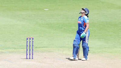 Richa Ghosh (BCCI Photo) Women's T20 World Cup warm-up: Richa Ghosh's fighting knock not enough as England pip India by five runs