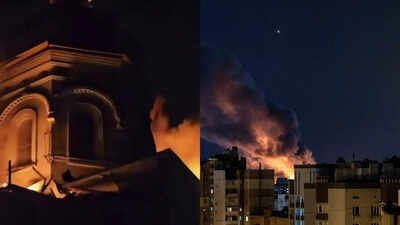 Kyiv cathedral hit by US-patriot missile? Russia denies strikes on Ukrainian Unesco site