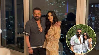 Trishala Dutt shares rare, cozy photos after dad Sanjay Dutt flies to New York to give her the ultimate Father's Day surprise: 'The best...'