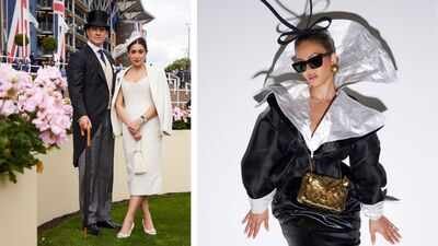 Sara Ali Khan with Henry Cavill and Natasha Poonawalla at Royal Ascot 2026 At Royal Ascot, India arrives in couture, fascinators and nine yards