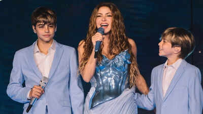 The singer shared a heartwarming family moment with her sons as she balanced her busy tour schedule with family time.image credit: (Shakira's Instagram) Shakira and her sons Milan Piqué and Sasha Piqué cheer for Lionel Messi as Argentina beats Austria at the FIFA World Cup 2026