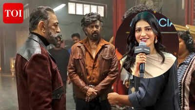Shruti Haasan clarifies 'KH x RK' rumours Shruti Haasan clarifies 'KH x RK' rumours; reveals why she became Rajinikanth fan after 'Coolie'