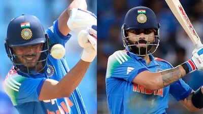 Shubman Gill and Virat Kohli IND vs AFG 2nd ODI: Shubman Gill surpasses Virat Kohli, becomes fastest Indian ever to...