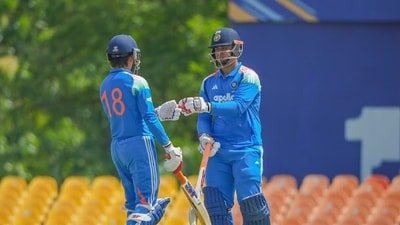 Vaibhav Sooryavanshi scored 94 off 29 in the tri-nation final Vaibhav Sooryavanshi scored 94 off 29 in the tri-nation final