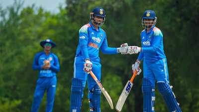 Vaibhav Sooryavanshi and Priyansh Arya (BCCI Photo) India A thrash Afghanistan A by 101 runs to storm into Tri-Nation A Series final