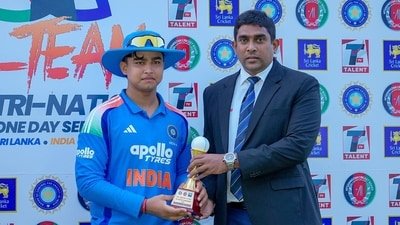 Vaibhav Sooryavanshi won the Player of the Match award in the final (BCCI) Vaibhav Sooryavanshi won the Player of the Match award in the final (BCCI)