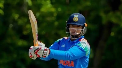 Vaibhav Sooryavanshi in action during Sri Lanka A match (SLC) Vaibhav Sooryavanshi in action during Sri Lanka A match (SLC)
