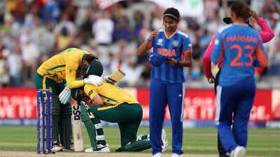 South Africa beat India by six wickets at Old Trafford. (Pic credit: ICC) Women's T20 World Cup: South Africa script history with stunning chase against India, surpass Australia’s record