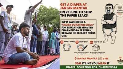 ‘Bring a diaper, write your demand’: CJP escalates protest at Jantar Mantar, announces diaper donation drive at 6pm today