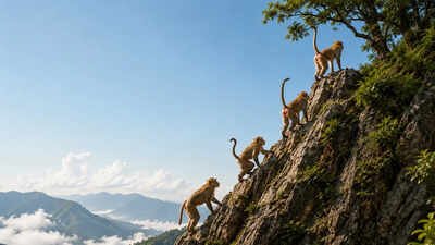 (AI image used for representational purposes only) 'The higher the monkey climbs ...': The Turkish proverb about ego, power and public embarrassment