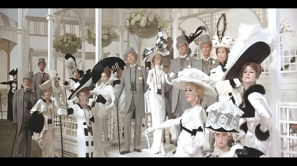 The iconic Ascot scene from My Fair Lady (1964)