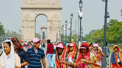 At 51.3°C, Delhi ‘feels’ the heat; season’s highest feels-like temperature, yellow alert issued for rain for 2 days