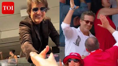 Tom Cruise, David Beckham mobbed by fans at World Cup; Ryan Reynolds, George Lucas and other Hollywood stars attend matches - PICS