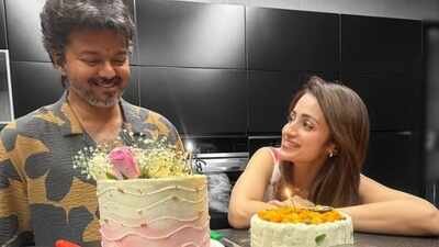 Trisha Krishnan lovingly looks at Vijay Thalapathy in her late birthday post for him amid speculations of unfollowing: 'To the person who...'