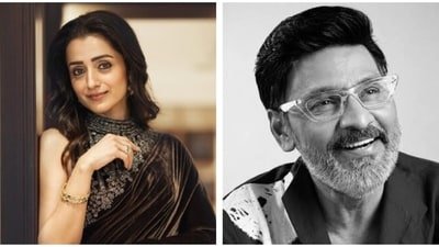 Trisha Krishnan has reacted to K Bhagyaraj's death