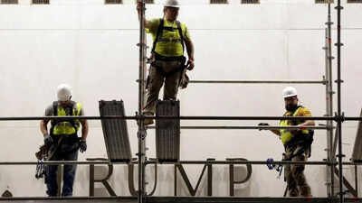 'Take it down!' Crowd cheers as Kennedy Centre removes Trump's name - watch