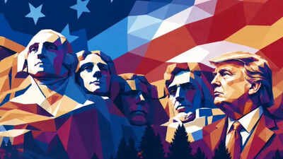 . Mount Rushmore dream: Donald Trump shares AI-generated image of himself next to celebrated US Presidents