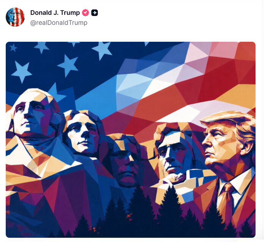 Trump Truth Social post