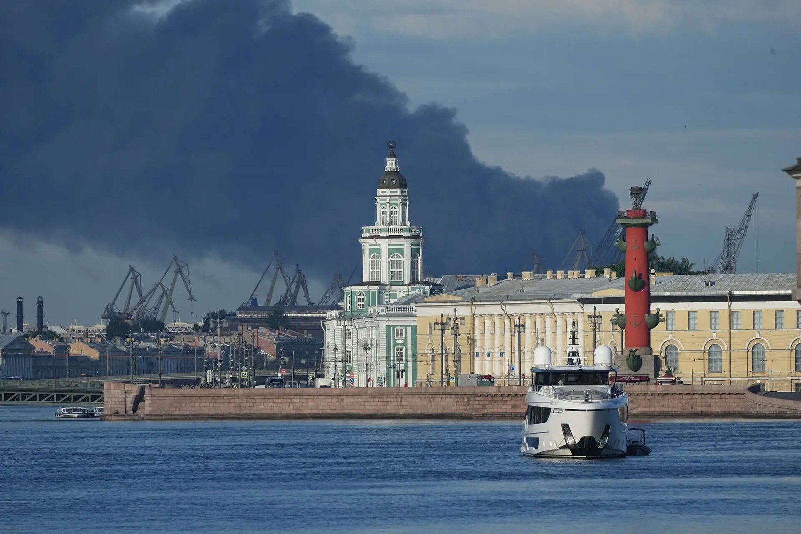 Ukrainian drones hit St. Petersburg oil terminal ahead of 'Russian Davos'