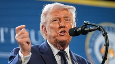 File photo At 80, Donald Trump chooses cage fight in an octagon over a rocking chair