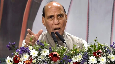 File photo ‘Armed forces have full freedom’: Rajnath Singh says India knows how to ensure peace