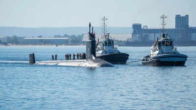 USS Minnesota (SSN 783) prepares to moor at HMAS Stirling, Western Australia. Ctsy: US Navy China check: New US base in Australia signals AUKUS push, to host nuclear submarines