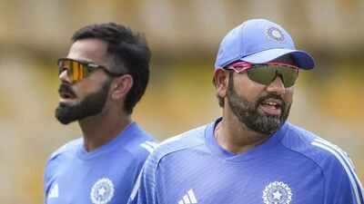 Virat Kohli and Rohit Sharma (PTI Photo) 'I will take the guarantee of Virat Kohli and Rohit Sharma': Ex-India cricketer makes bold 2027 ODI World Cup claim